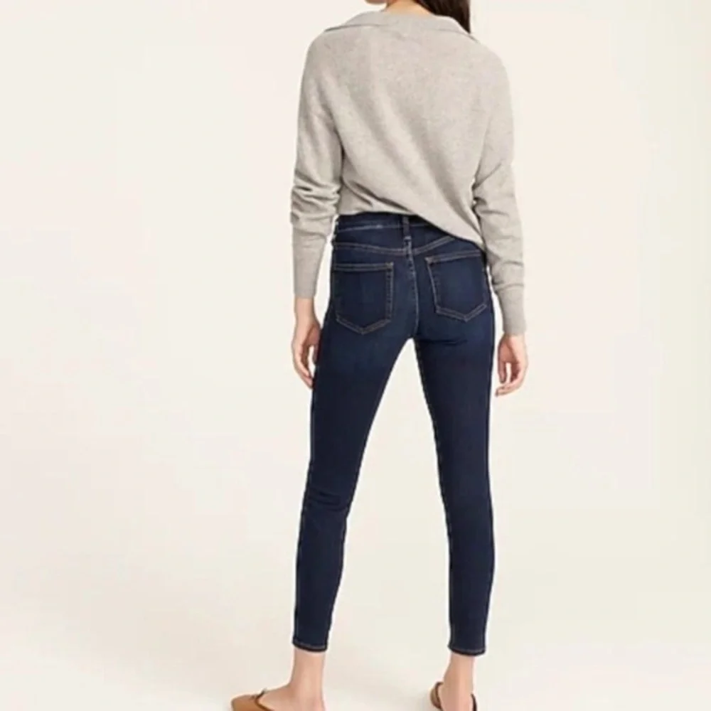 J. Crew Women’s Toothpick Skinny Ankle Jeans Size 26 Dark Blue Jeans Like New